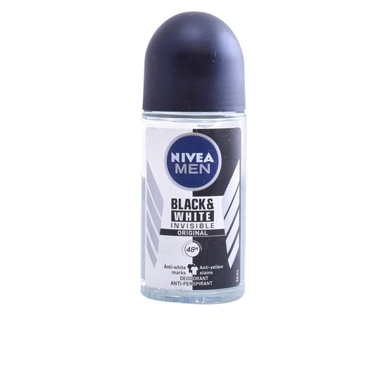 Mannen Zwart & Wit Onzichtbare Deodorant Roll-on 50 ml - Image 1