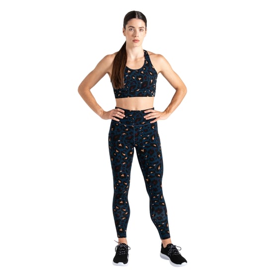 Dare 2B Dames/Dames Invloedrijke Gymlegging met Dierenprint (Maanlicht Denim) - Image 5