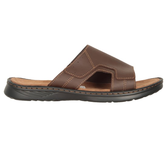 Mountain Warehouse Heren Comfort Leren Instap Sandalen (Bruin) - Image 1