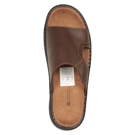 Mountain Warehouse Heren Comfort Leren Instap Sandalen (Bruin) - Image 5