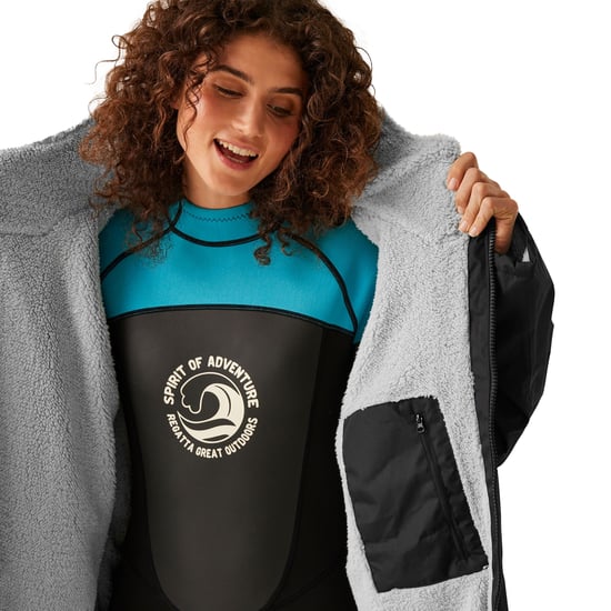 Regatta Waterdichte fleece gevoerde luierjas voor volwassenen (Zwart) - Image 4