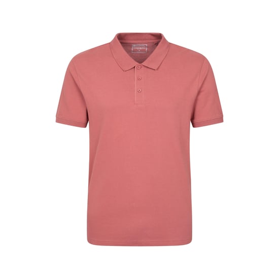 Mountain Warehouse Heren Dawnay Textured Pique Poloshirt (Roest) - Image 1