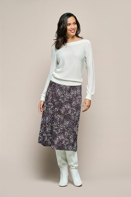 Lou Print Rok Bruin / Blauw - Image 2