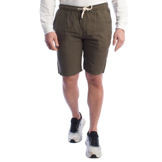 Heren Linnen Bermuda Shorts met Touwtjes HS24MBE09 - Image 1
