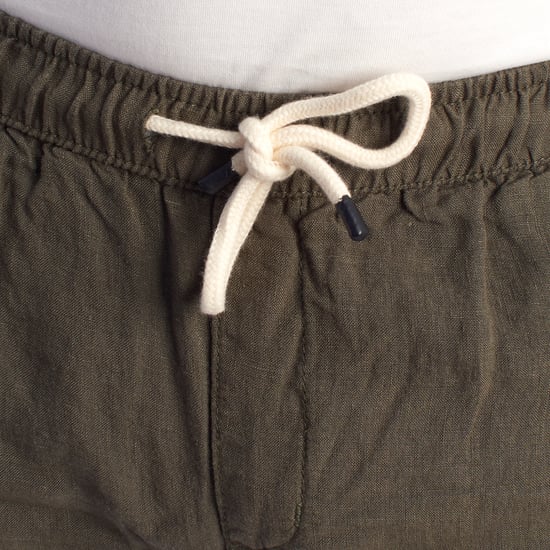 Heren Linnen Bermuda Shorts met Touwtjes HS24MBE09 - Image 2