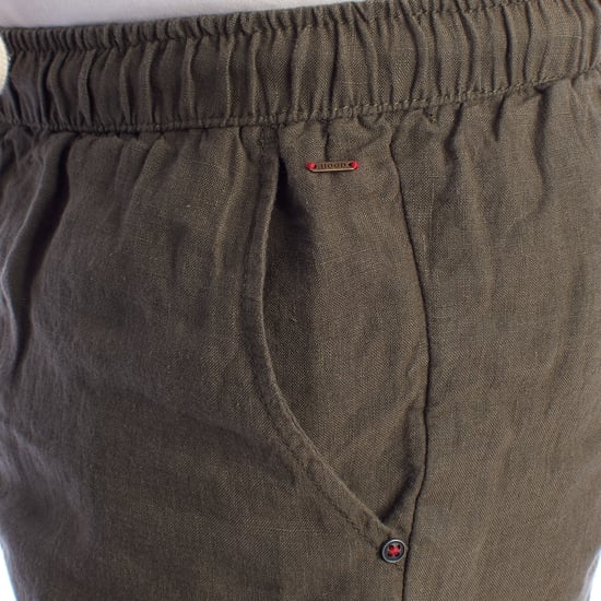 Heren Linnen Bermuda Shorts met Touwtjes HS24MBE09 - Image 3