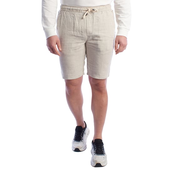 Heren Linnen Bermuda Shorts met Trekkoord HS24MBE09 - Image 1