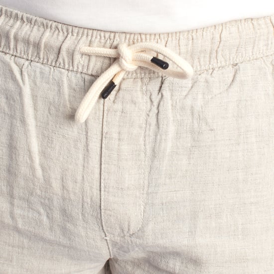 Heren Linnen Bermuda Shorts met Trekkoord HS24MBE09 - Image 2