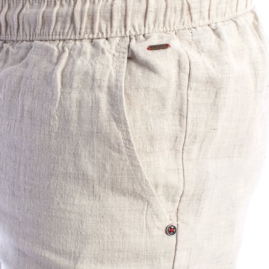 Heren Linnen Bermuda Shorts met Trekkoord HS24MBE09 - Image 3