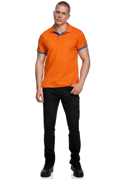 Contrast Polo Piqué Shirt Normale Pasvorm - Image 3