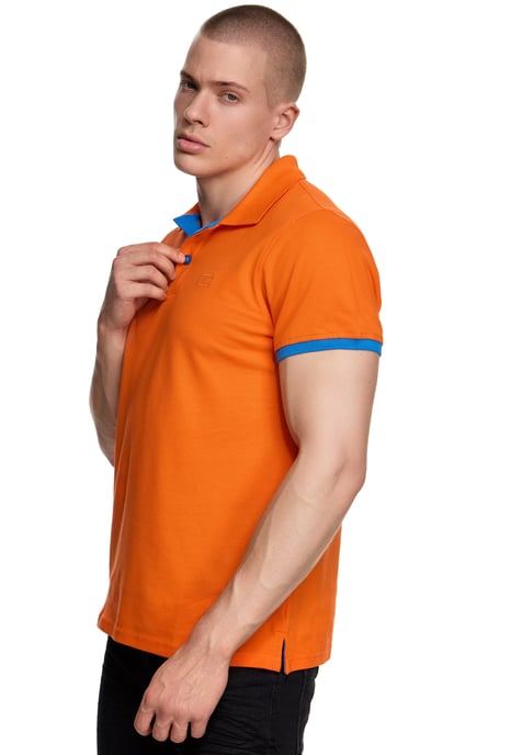 Contrast Polo Piqué Shirt Normale Pasvorm - Image 4