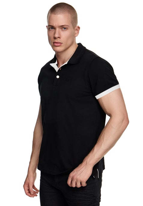 Contrast Polo Piqué Shirt Normale Pasvorm - Image 4