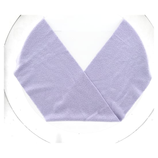 Acne Studios Fringe Scarf in Pastel Purple Wool - Image 4