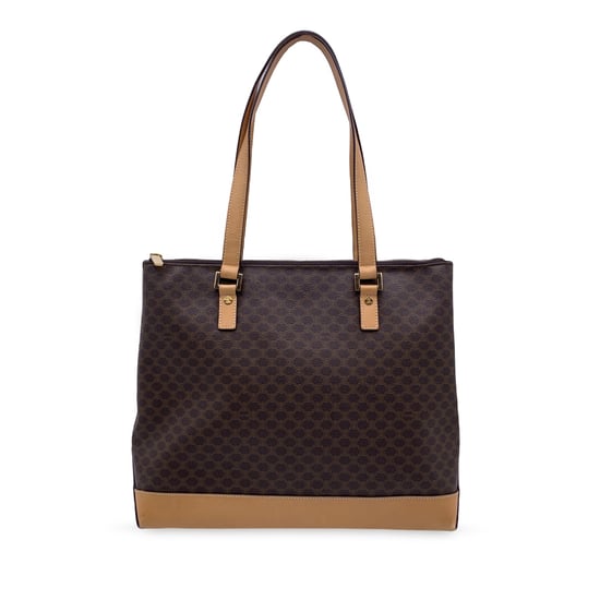 Celine Vintage Cloth Tote Bag Macadam - Image 1