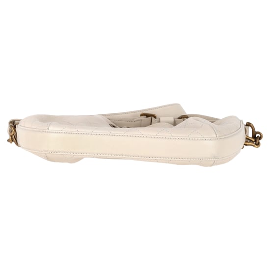 Chanel CC Paris-Rome Shoulder Bag in White Leather - Image 2