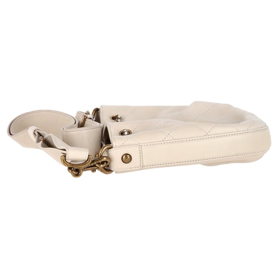 Chanel CC Paris-Rome Shoulder Bag in White Leather - Image 3