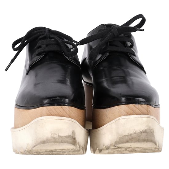 Stella McCartney Elyse Platform Derby Sneakers in Zwart Synthetisch Leer - Image 2