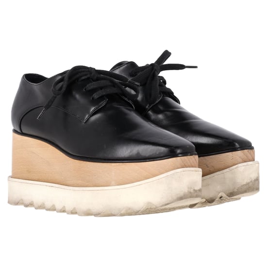 Stella McCartney Elyse Platform Derby Sneakers in Zwart Synthetisch Leer - Image 3