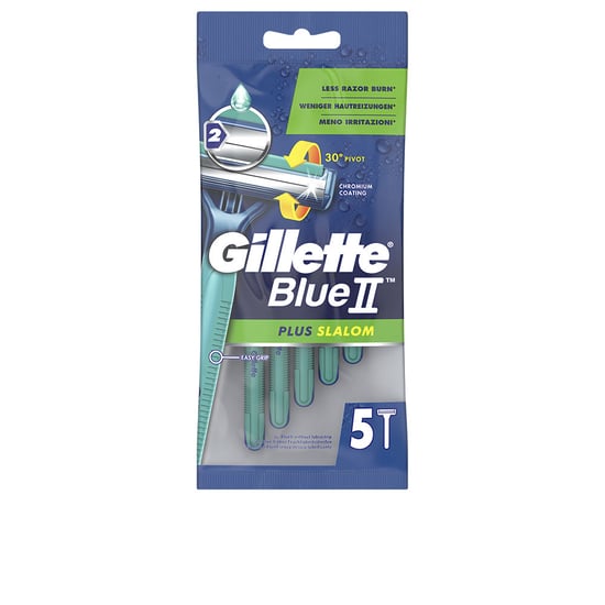 Blauwe Ii Plus Slalom Wegwerp Scheermesje - Image 1