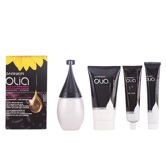 Olia Permanente Kleur #1,0 Zwart Ebano 4 stuks - Image 1