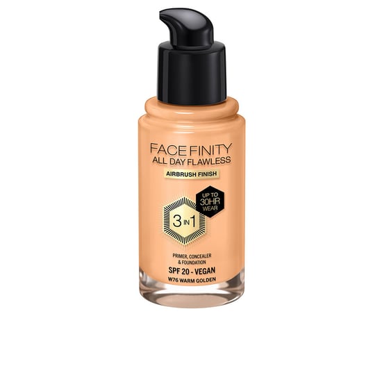 Facefinity All Day Flawless 3 In 1 Foundation #w76-warm Golden 30 ml - Image 1