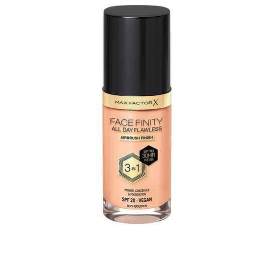 Facefinity 3in1 Primer, Concealer & Foundation #75-goud 30 ml - Image 1