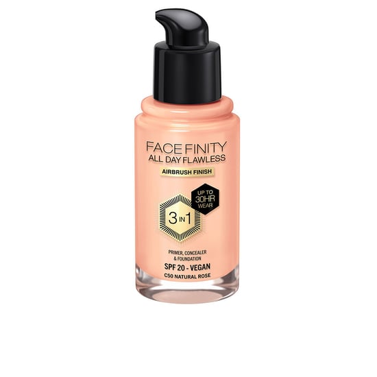 Facefinity All Day Flawless 3 In 1 Foundation #c50-natuurlijk Roze 30 ml - Image 1