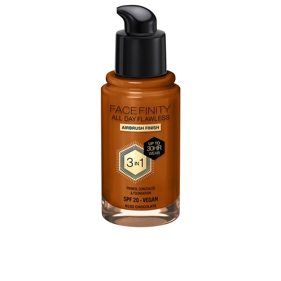 Facefinity All Day Flawless 3 In 1 Foundation #n102-chocolade 30 ml - Image 1