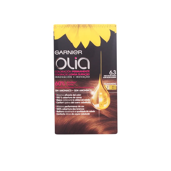 Olia Permanente Kleuring #6,3 Donker Goudblond Set 4 stuks - Image 1
