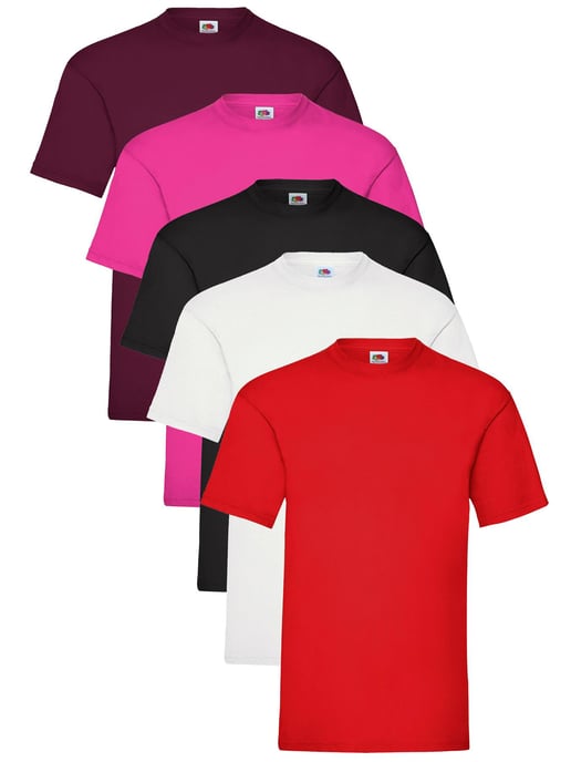Fruit of the Loom Heren T-shirt 5-pack - Image 1
