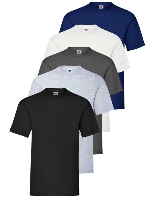 Fruit of the Loom Heren T-shirt 5 Pack - Image 1