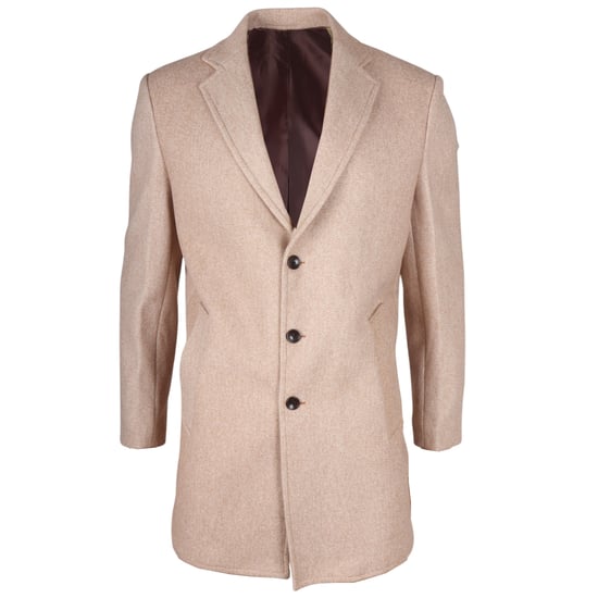 Herenjas met reverskraag en beige wolmix - Image 2