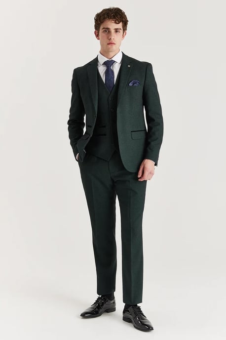 Groene heren pantalon Prince of Wales formele broek - Image 2