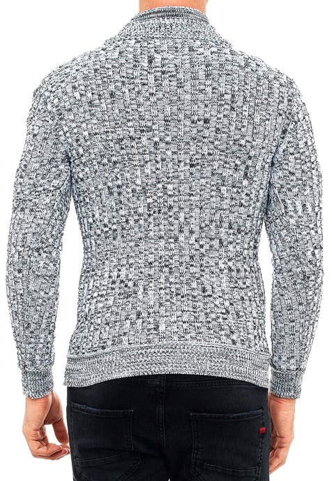 1/2 Rits Chunky Trui met Hoge Hals - Image 4