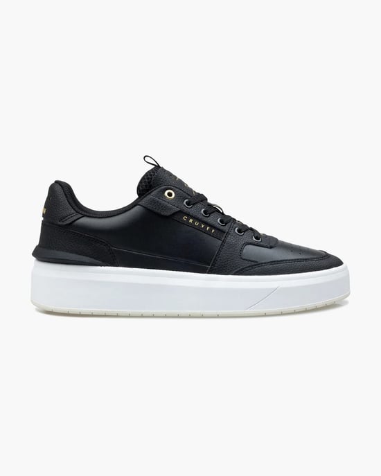 Cruyff Endorsed Tennis Heren Sneakers Van Leer In Het Zwart - Image 2