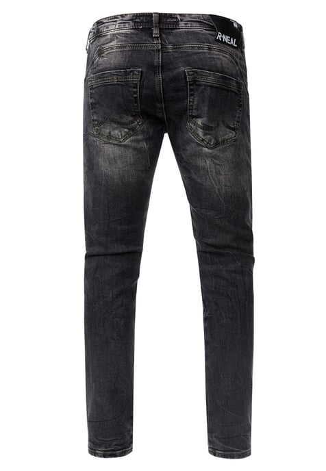Jeansbroek "YAMATO" slim fit streetwear katoen stretch - Image 2