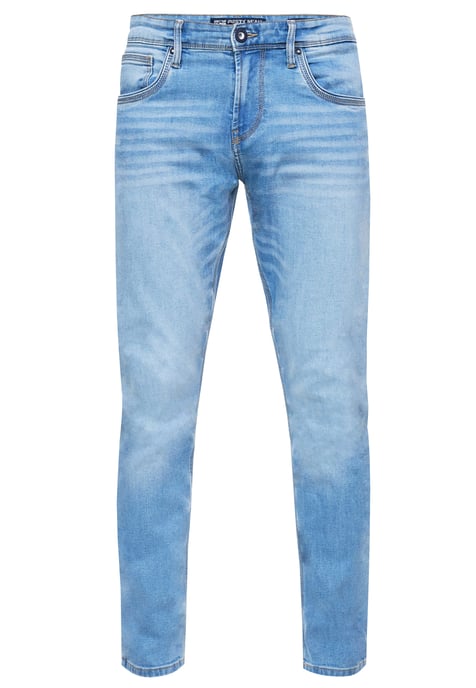 Lichtblauwe gebruikte jeansbroek "MELVIN" Slim Fit katoen-stretch - Image 1