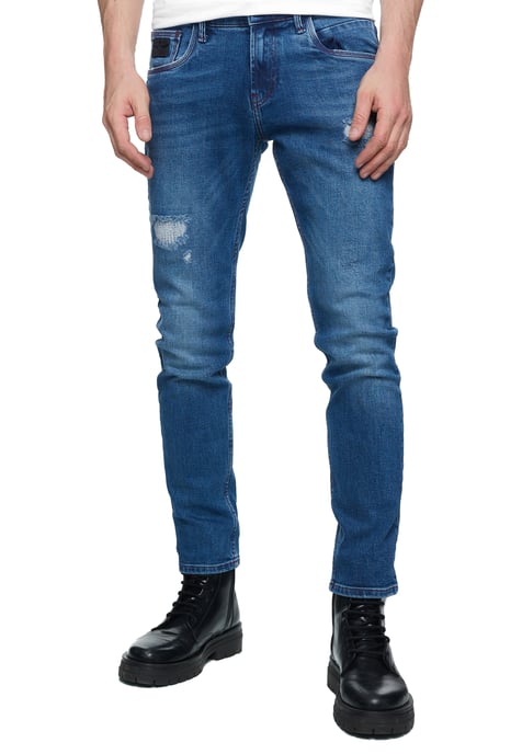 Jeansbroek "TORI" slim fit destroyed denim - Image 4