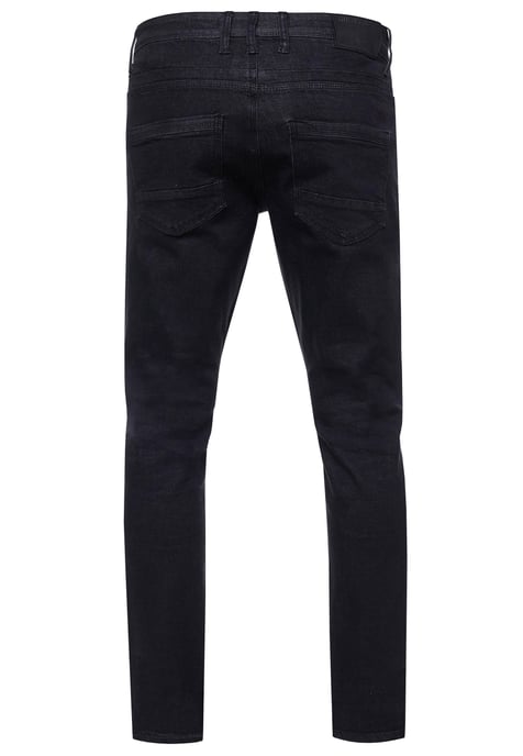 Zwarte denim jeansbroek "MELVIN" slim fit katoen-stretch - Image 2