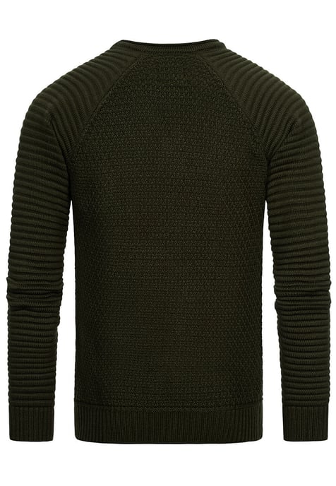Zware biker Chunky trui met ronde hals - Image 2