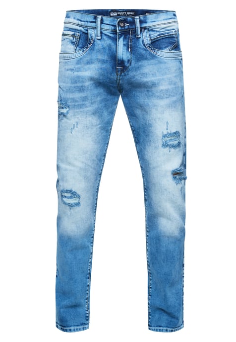 Jeansbroek "ODAR" destroyed regular fit stretch - Image 1