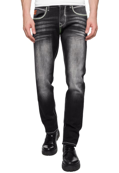 Jeansbroek "TOYAMA" Regular Fit met contrastnaad - Image 4