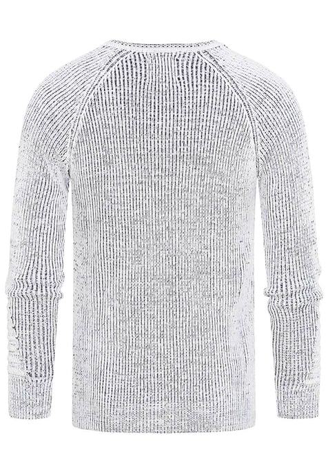 Chunky Slim Fit V-Hals Trui - Image 2