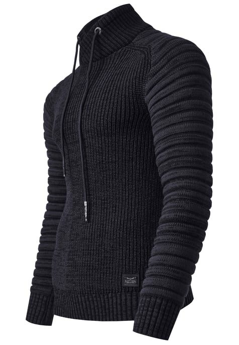 Biker Chunky trui met hoge kraag - Image 2