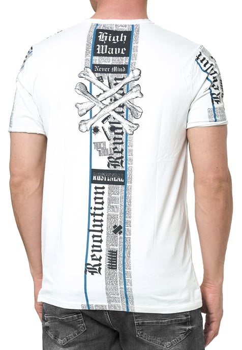 T-shirt met voor- en achterkant bedrukt - Image 4