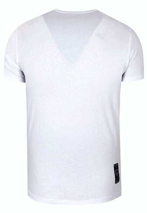 Olie-gewassen T-shirt met knoopsluiting - Image 2