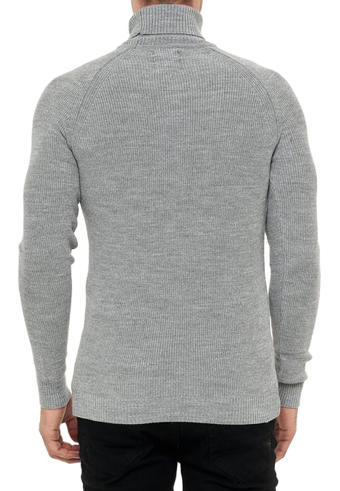 Slim Fit Fijngebreide Zakelijke Coltrui - Image 4