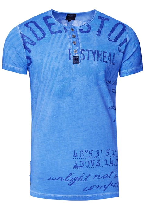 T-shirt met ronde hals en voor- en achterkant bedrukt - Image 1