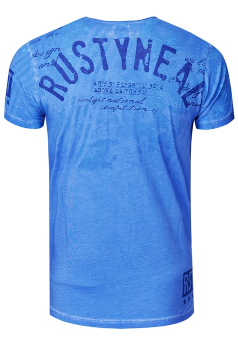 T-shirt met ronde hals en voor- en achterkant bedrukt - Image 2