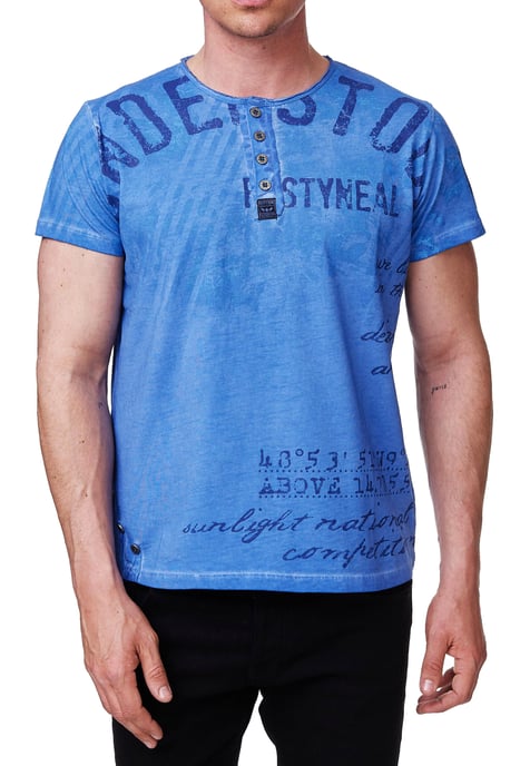 T-shirt met ronde hals en voor- en achterkant bedrukt - Image 4